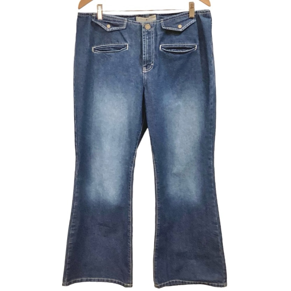 Tommy Hilfiger 14 Vintage 2002 Y2K Wide Leg Flare Women’s Jeans Nautical